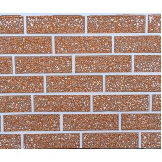 Сайдинг цагаан зураастай шаргал тоосго/А-012/